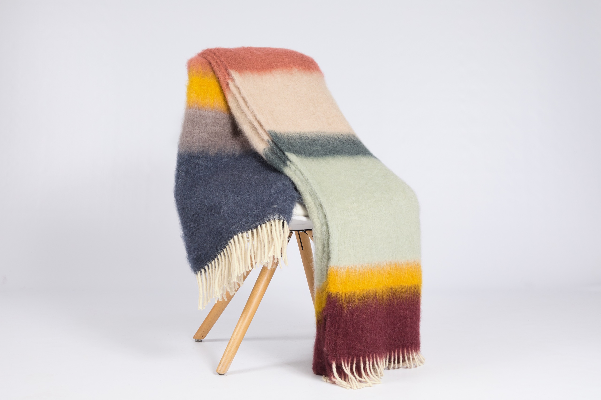 Ezcaray Multicolor Mohair Blanket Matisse #17