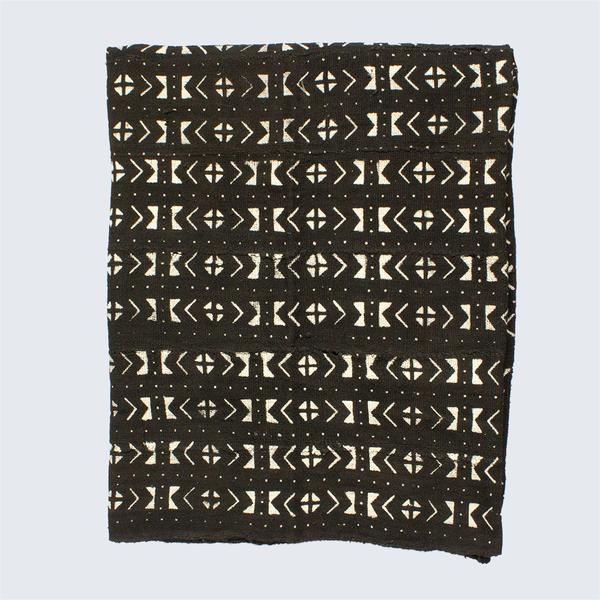 White Shields West African Bogolanfini Mud Cloth