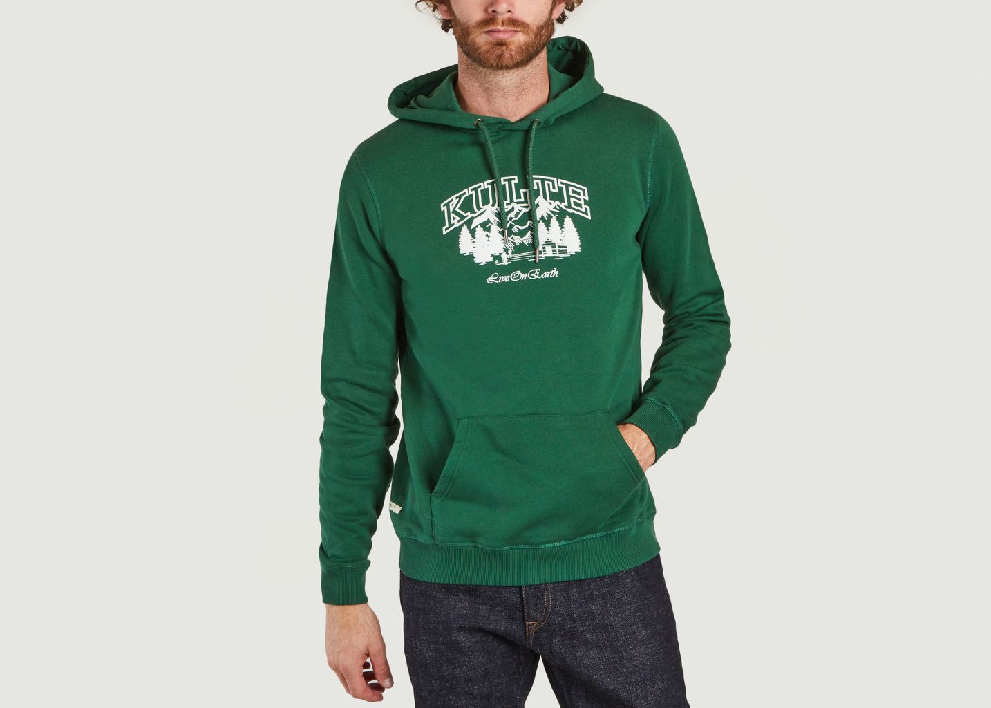 Kulte Hiking Printed Organic Cotton Hoodie