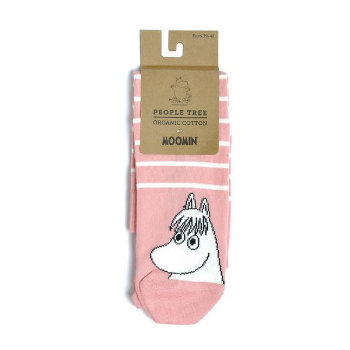 People Tree Chaussettes Roses Imprimees Moomin