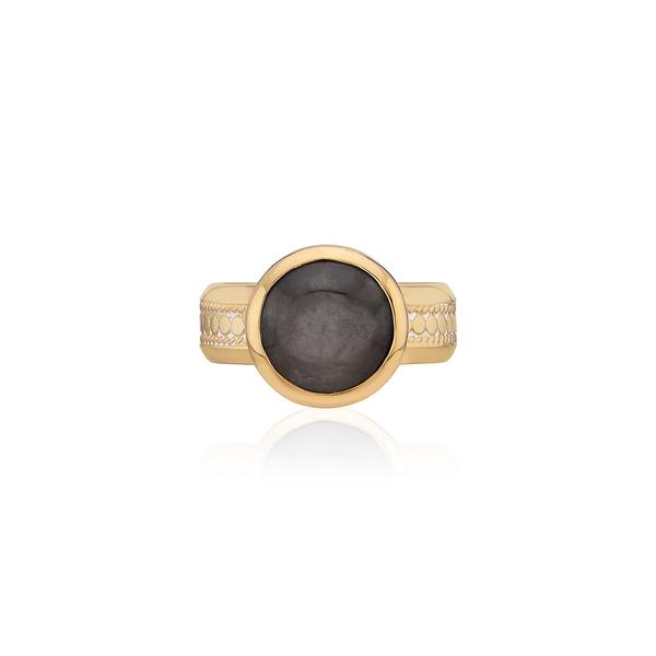 Grey Sapphire Cocktail Ring