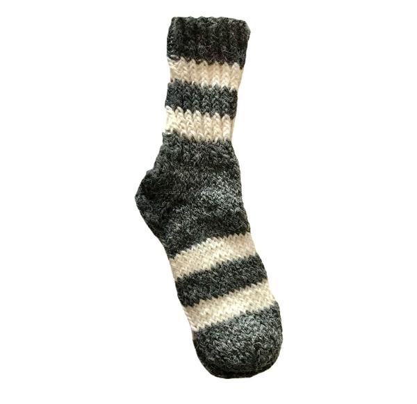 Hand Knitted Chunky Wool Fisherman Socks