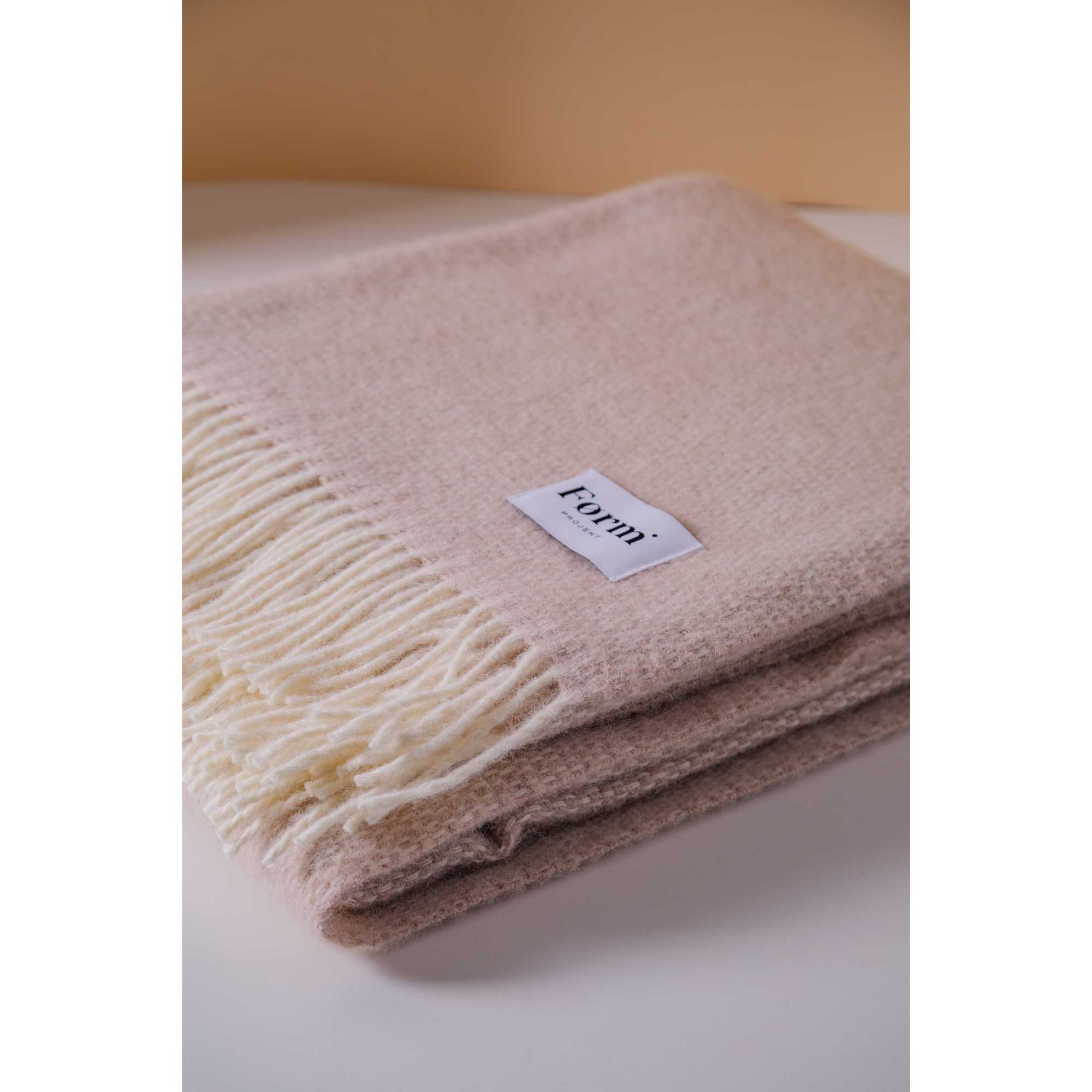 Flausich Wollettecke Beige