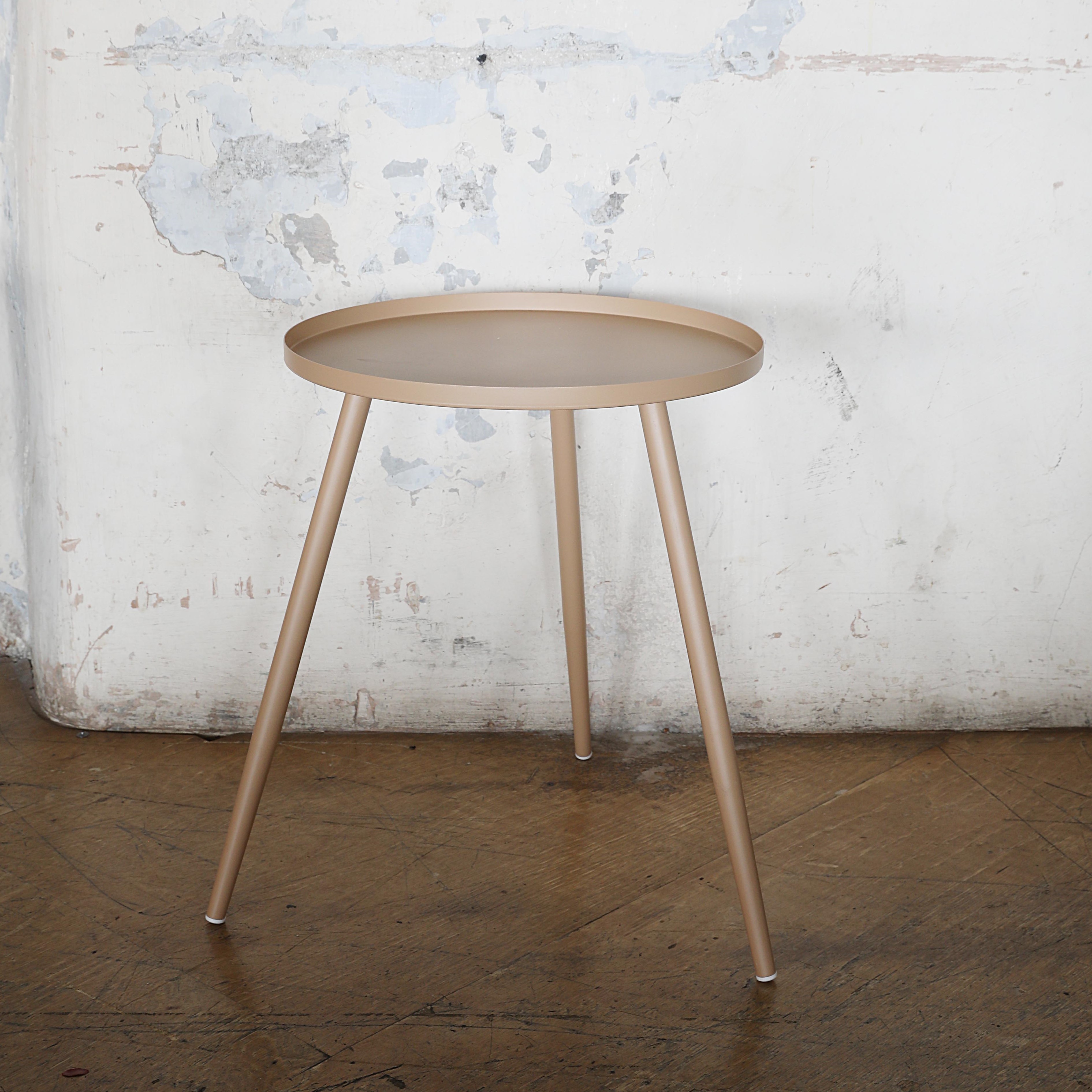 Present Time Sand Brown Elle High Side Table