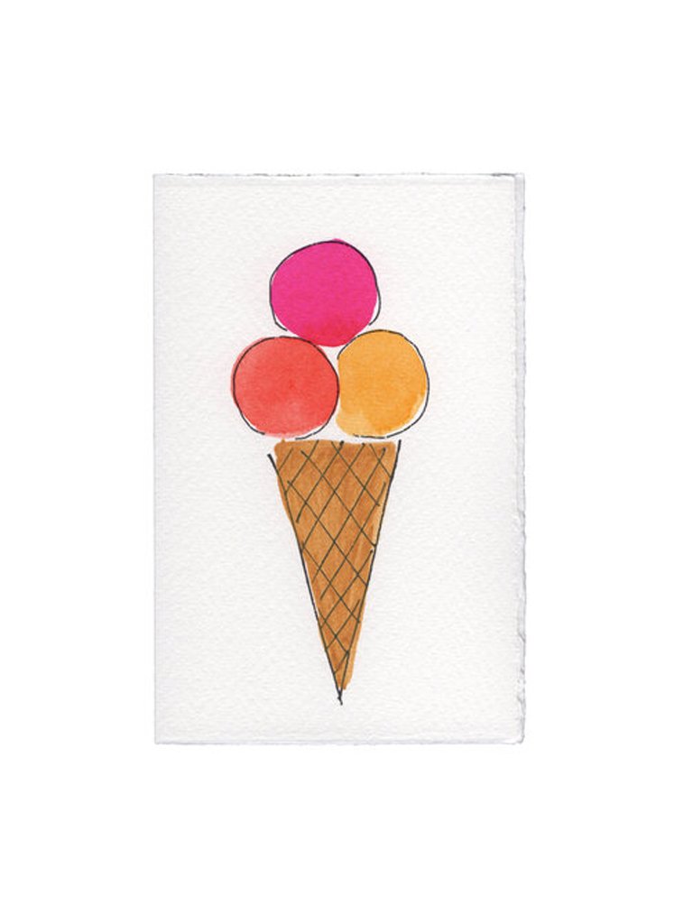 Scribble & Daub Ice Cream Card