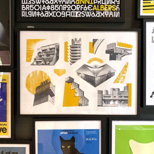 London Architecture Icons Screenprint