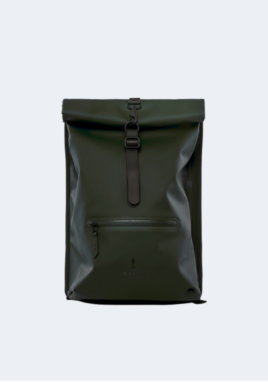 Trouva: Green Rolltop Rucksack Backpack