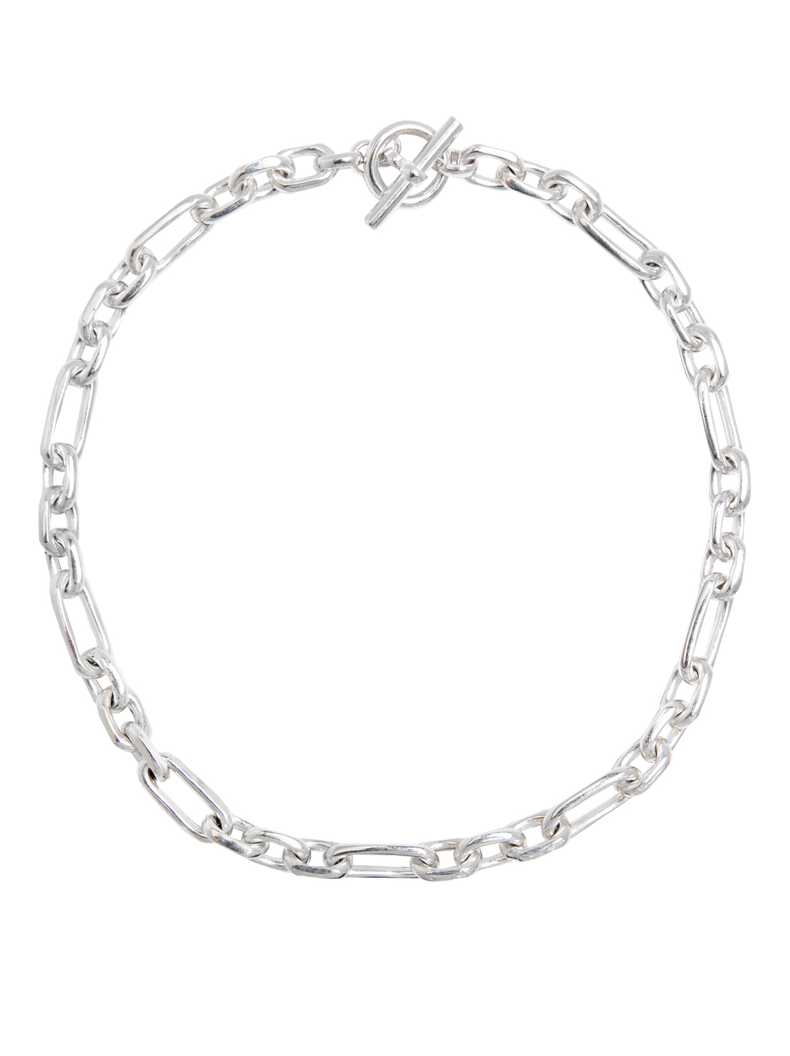 Tilly Sveaas Small Silver Plated Watch Chain Necklace