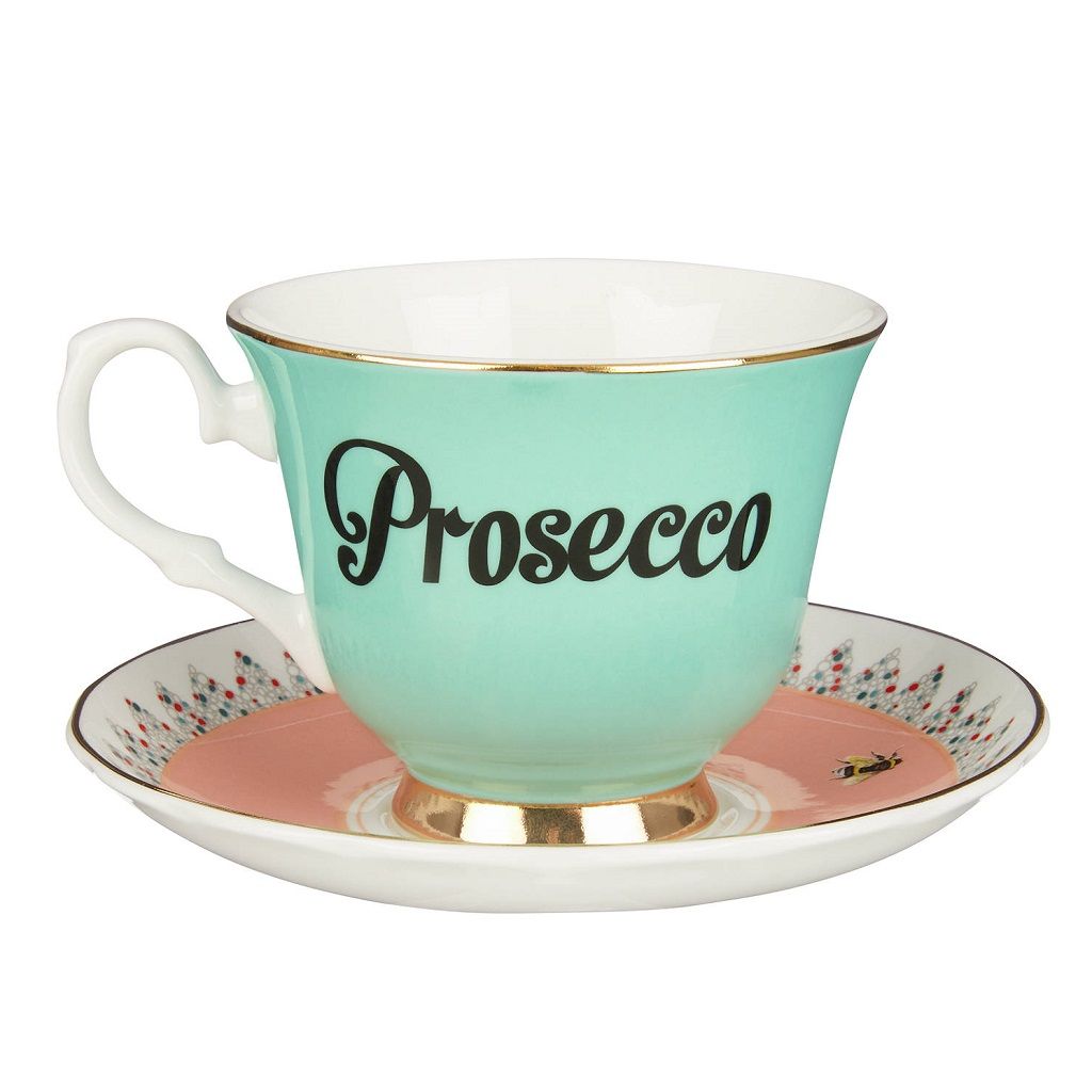 Yvonne Ellen Prosecco Teacup & Saucer