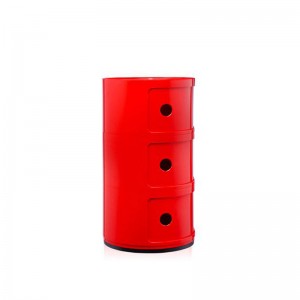 Kartell Componibili 3 Door Container - Red