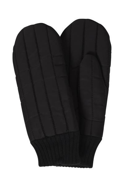 Inga Quilted Mittens Black