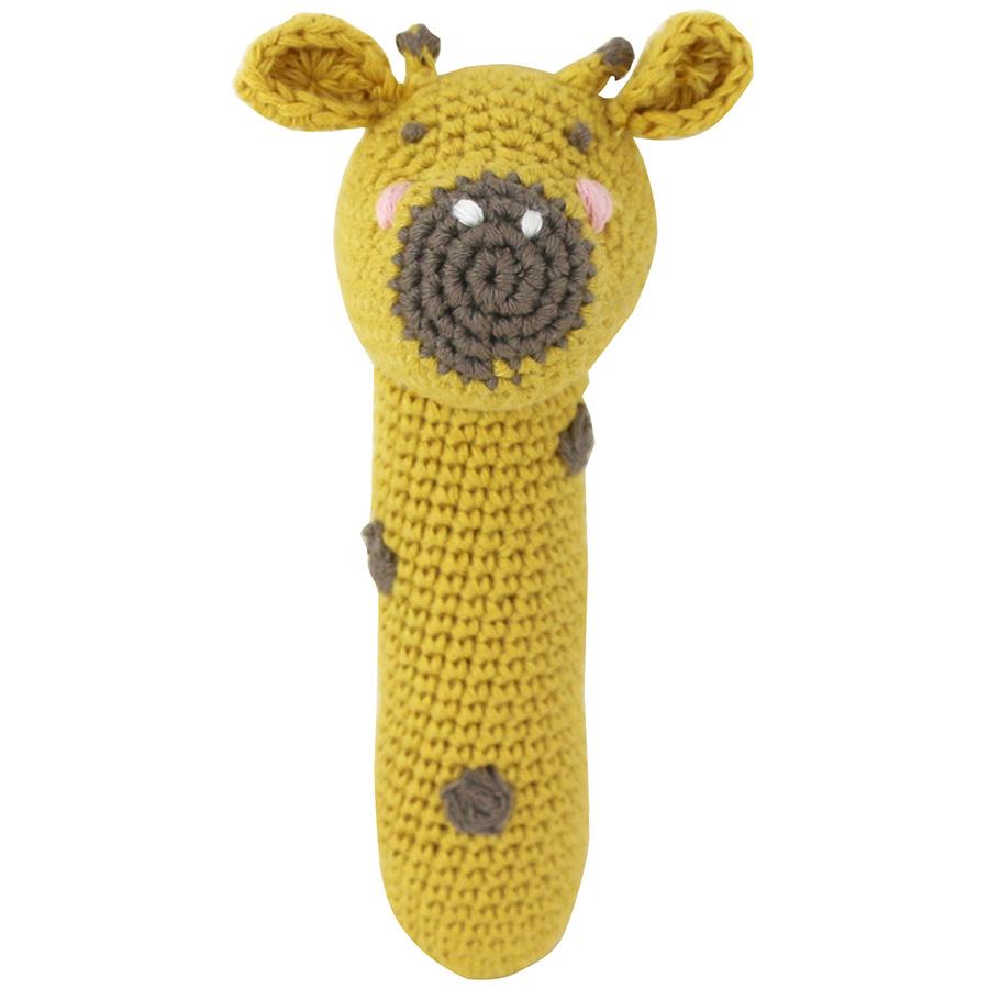 Giraffe knit rattle