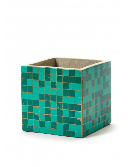 Serax Pot Marie Mozaic Green 15x15 H15