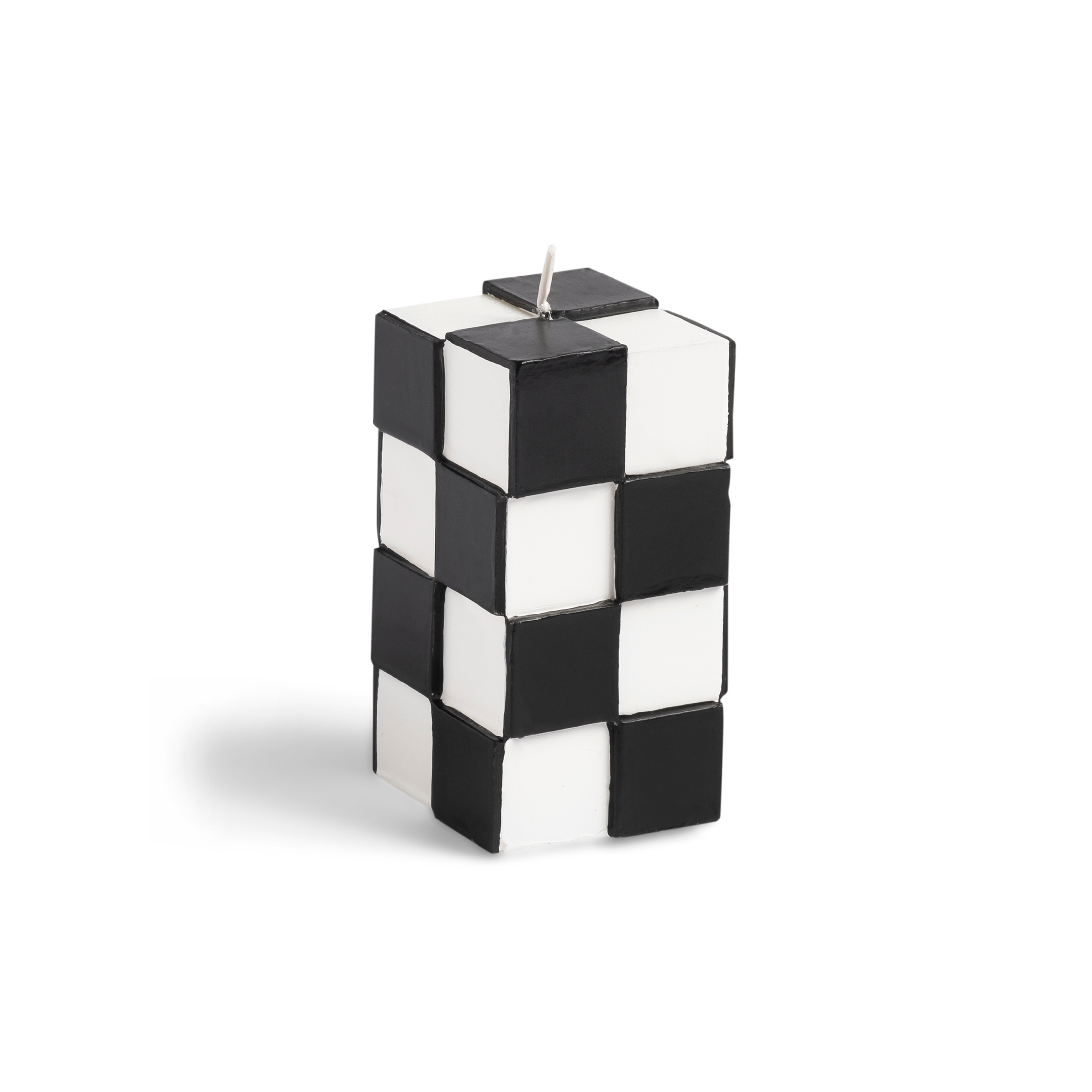 &klevering Small Black Check Candle