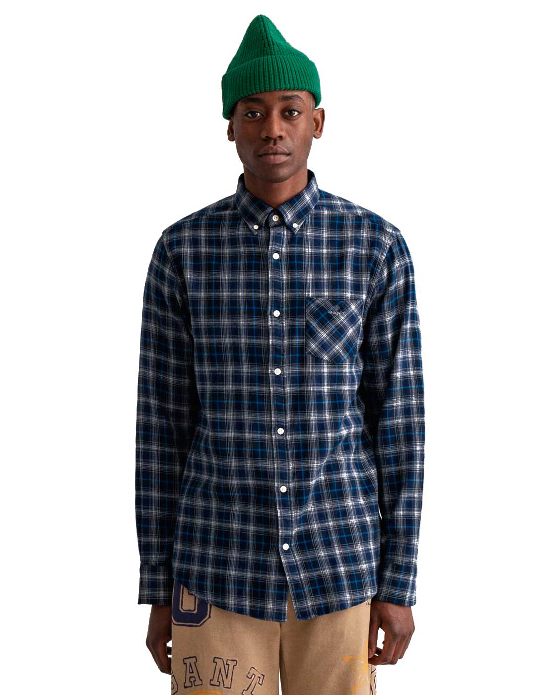 Blue Flannel plaid shirt