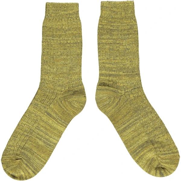 Green Socks Thick Organic Cotton Green Marl Unisex