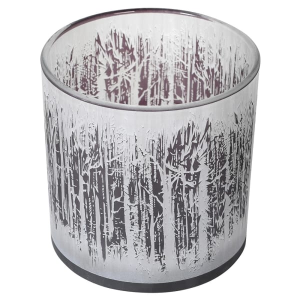 Snowy Forest Candle Holder