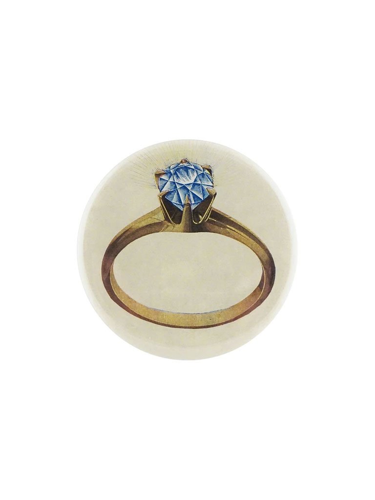 JOHN DERIAN Diamond Ring Mirror