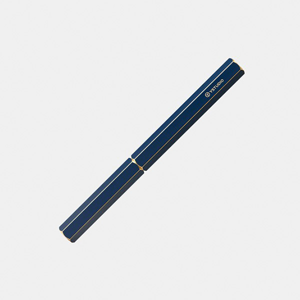 Ystudio Classic Revolve Fountain Pen (Blue - M Nib)