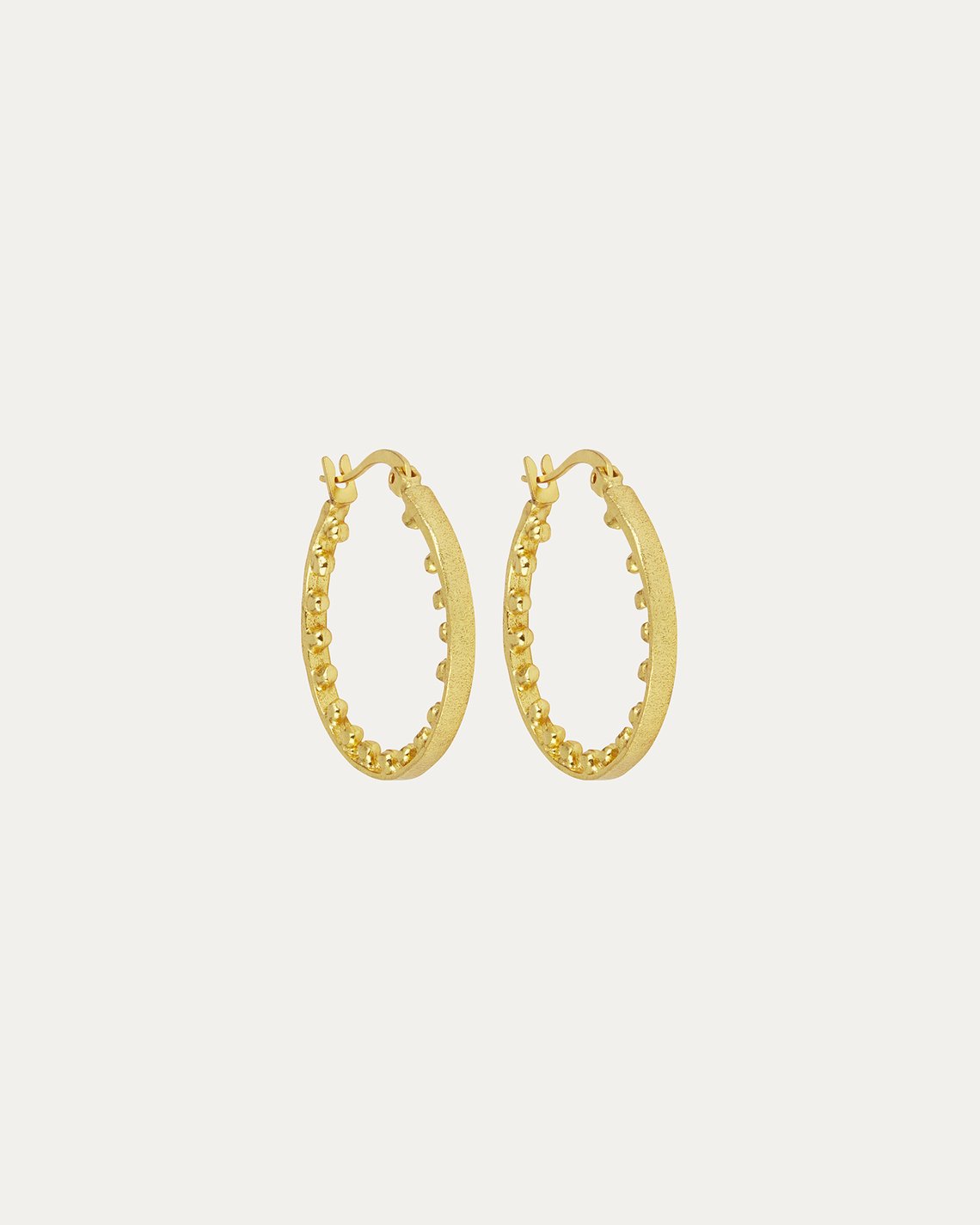 Ottoman Hands Joya Gold Hoop Earrings