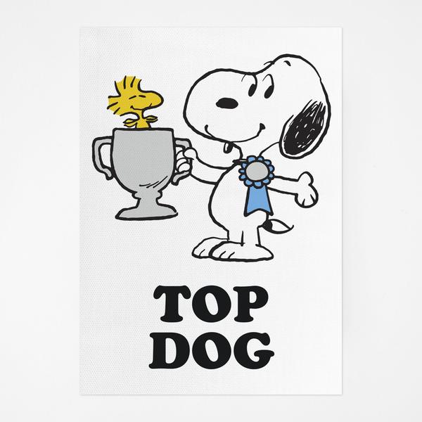Magpie X Peanuts Tea Towel Top Dog