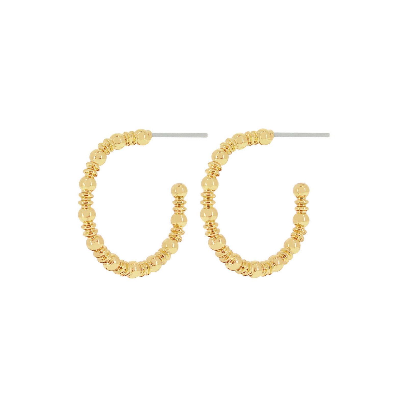 Dansk Smykkekunst Bubble Mini Earrings - Gold Plating 