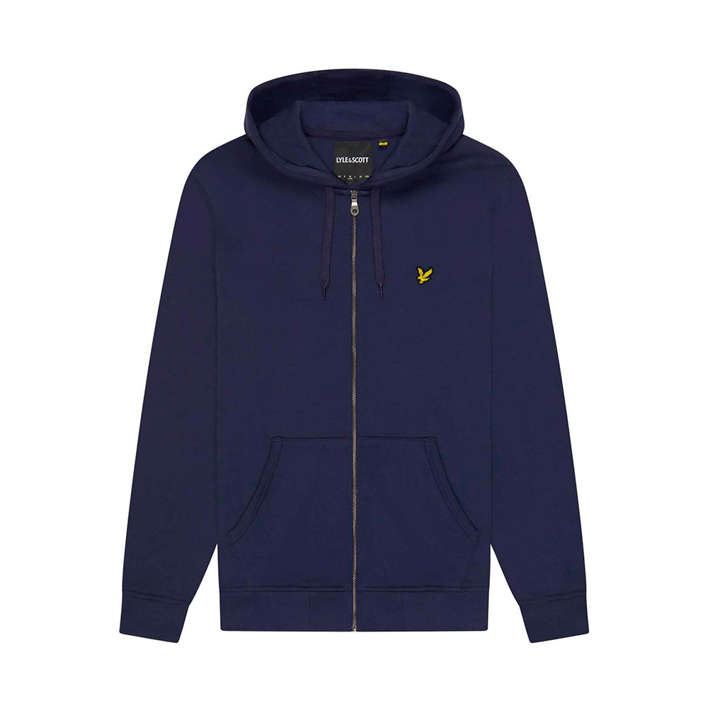 Zip Through Hoodie - Navy