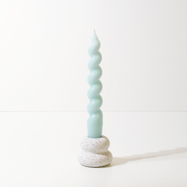 Ljus Concrete Candle Holder | Terrazzo