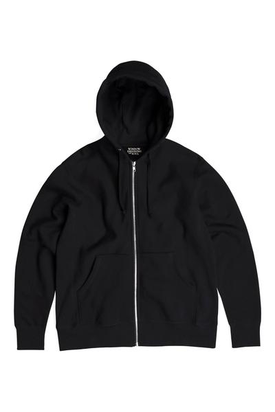 Black Wdts Heavyweight Unisex Zip Hooded Sweatshirt