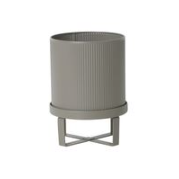 Small Bau Plant Pot Warm Grey