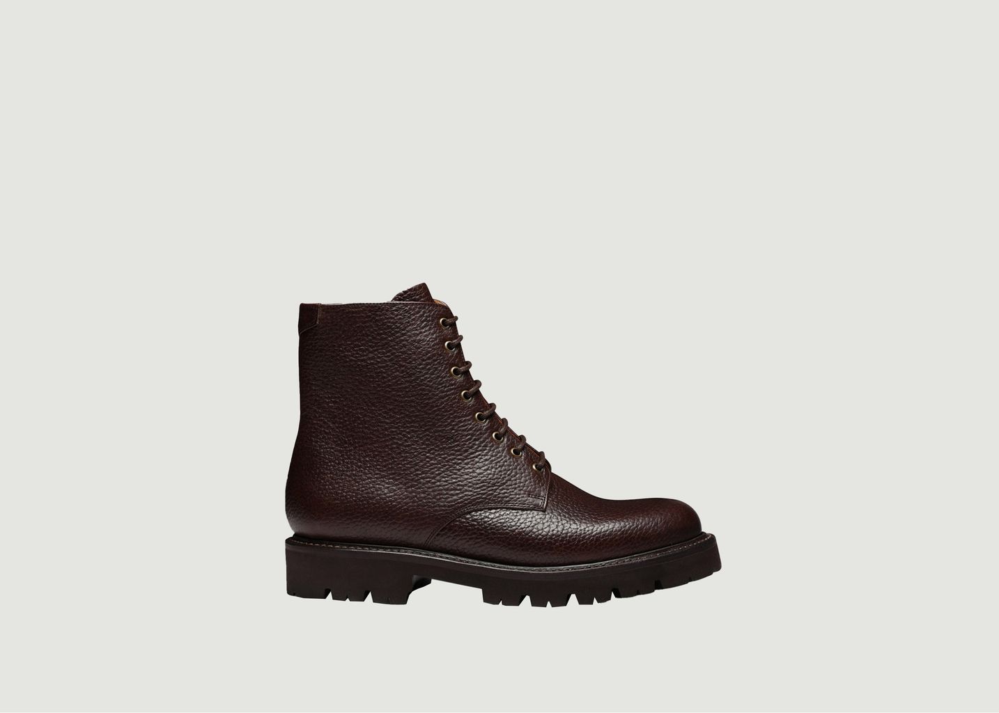 Grenson Hadley Boots In Hammered Calf Leather