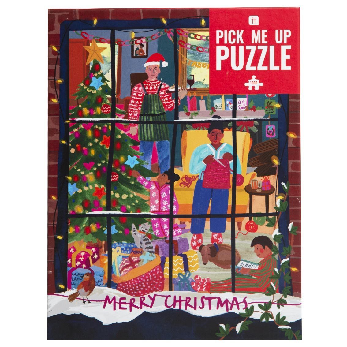 Christmas Window Scene Puzzle