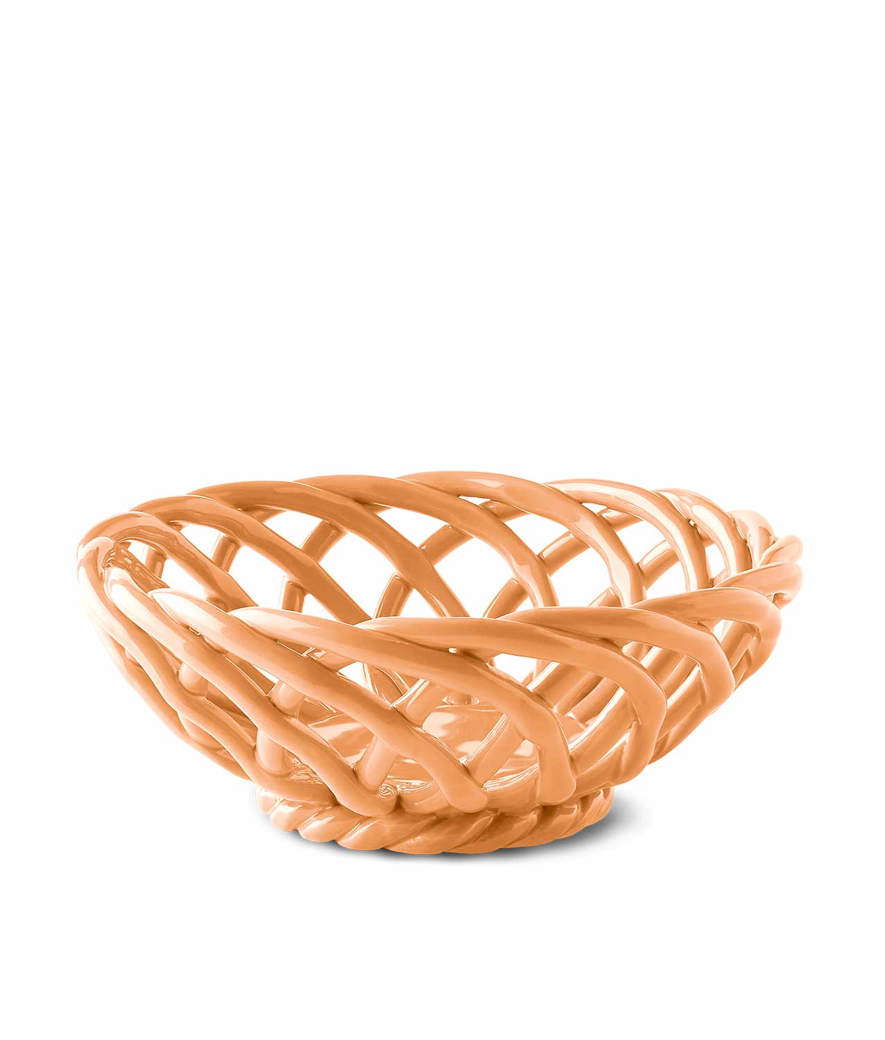 Octaevo Sicilia Small Basket Ceramic - Tangerine
