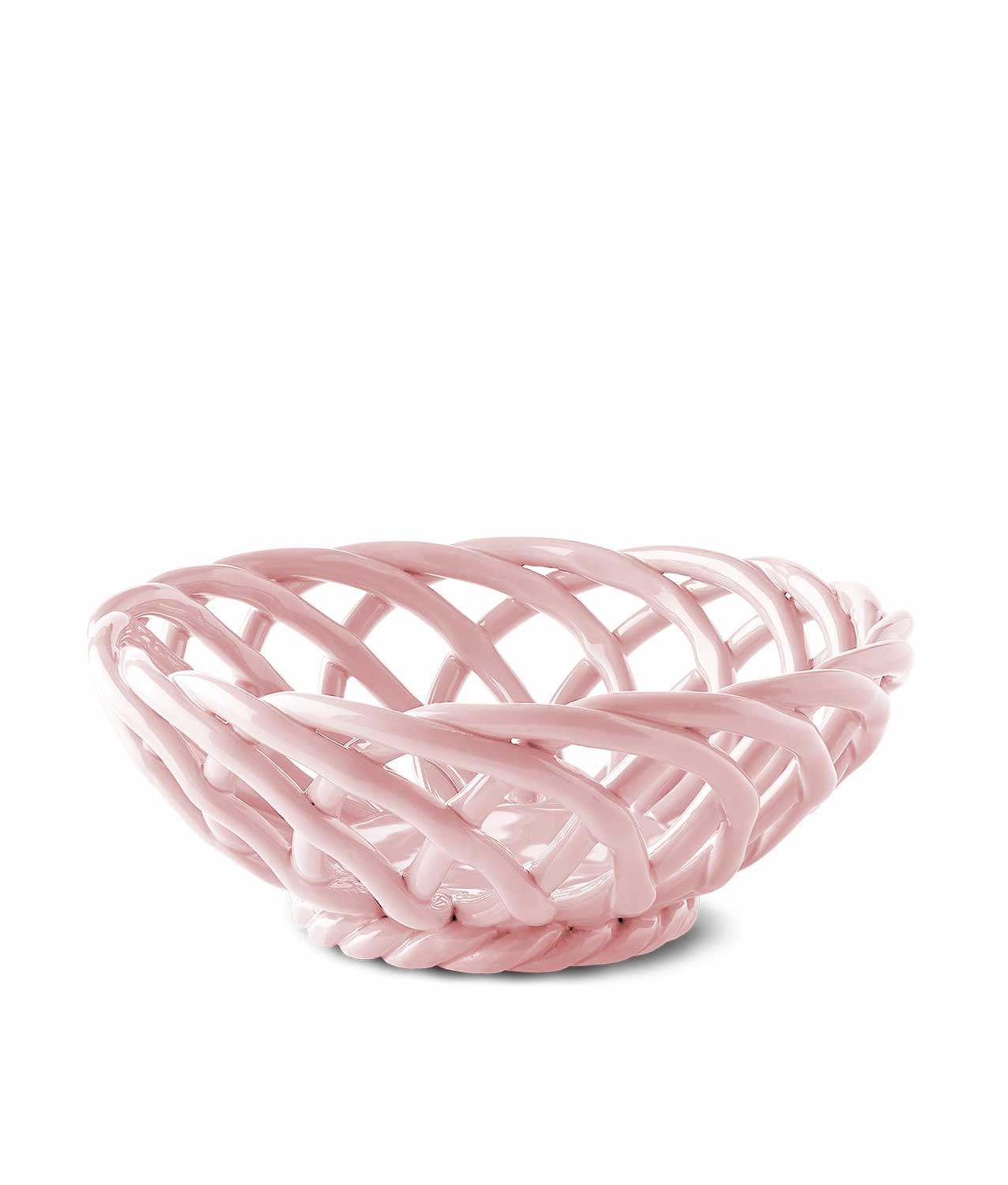 Octaevo Sicilia Small Basket Ceramic - Pink