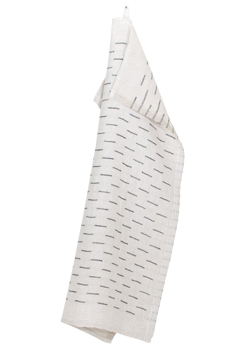 Lapuan Kankurit Lined Towel Dark Grey Linen
