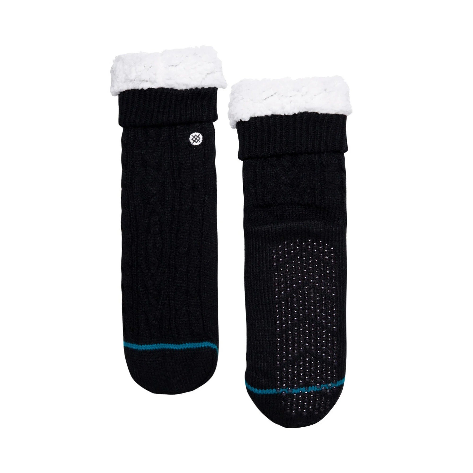 Rowan Slipper Sock - Black