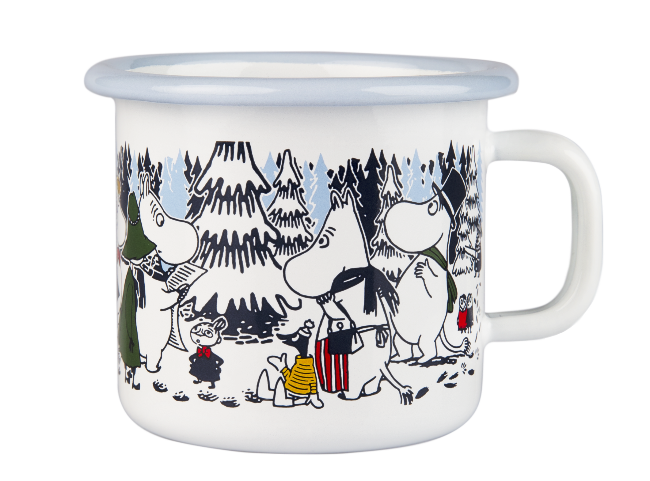 Moomin Winter Forest Enamel Mug 250ml