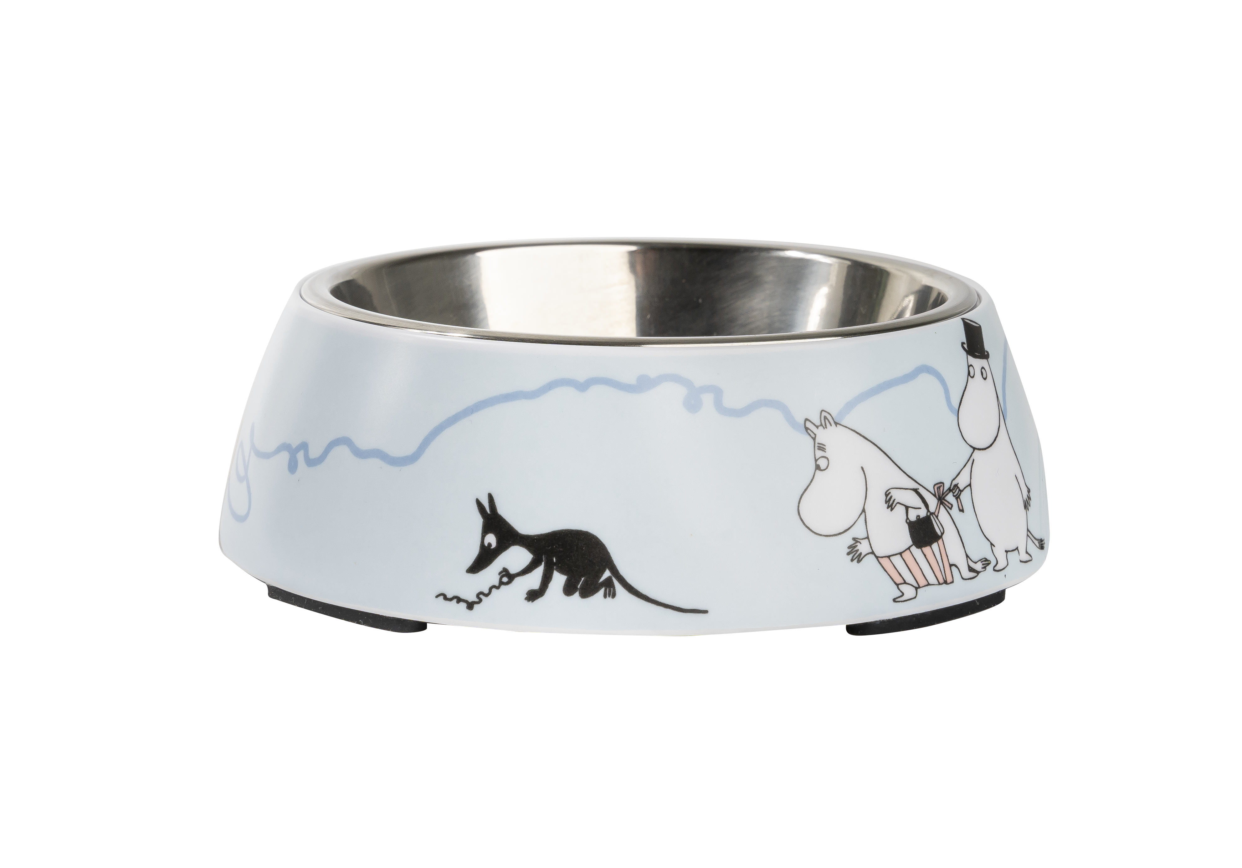 Muurla Moomin For Pets Small Blue Food Bowl 