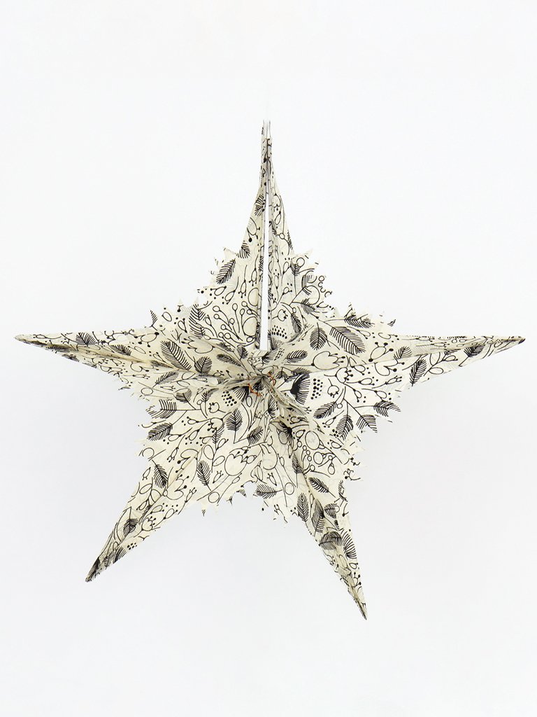 Kathmandu Star In White Black