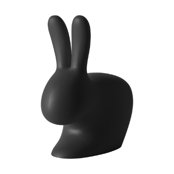Qeeboo Rabbit Bookend / Doorstopper Black