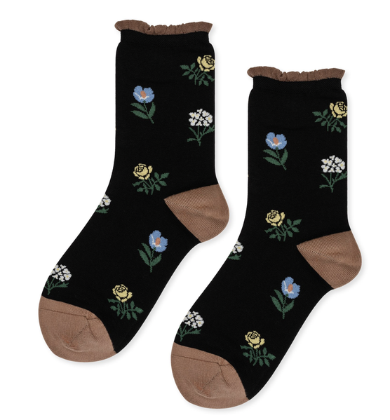 Jardin Crew Socks Black