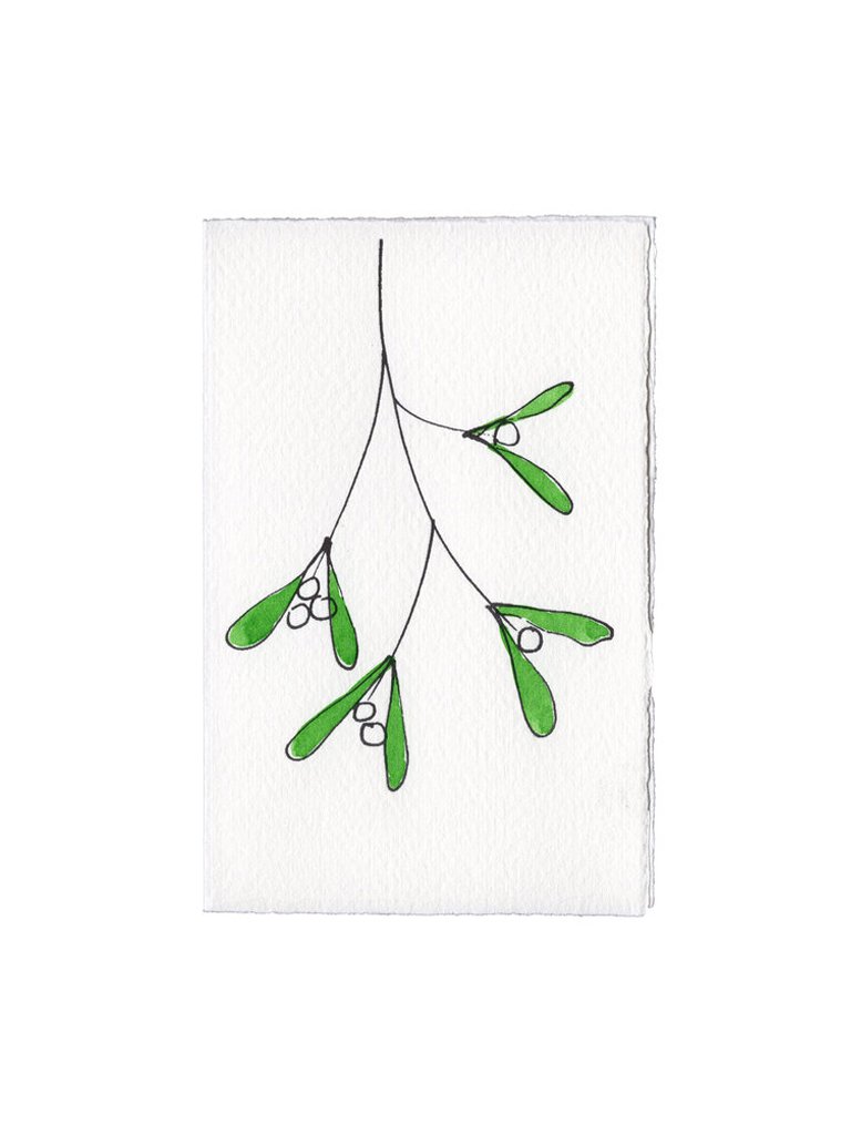 Mistletoe In Green Card