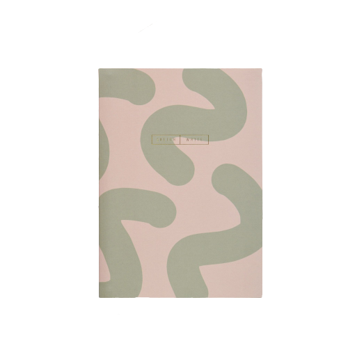 Katie Leamon  Cuaderno Wiro Green Mallow (anillas ocultas) (Malla Puntos y Liso A5)