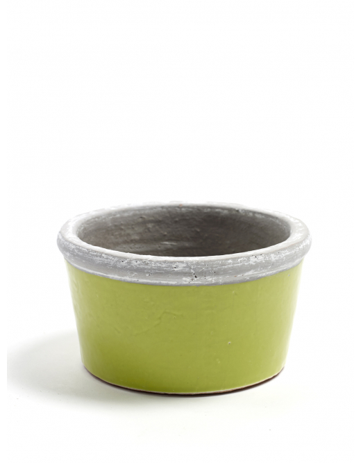 Serax Board Pot Low Small D14,5 H8 Lime