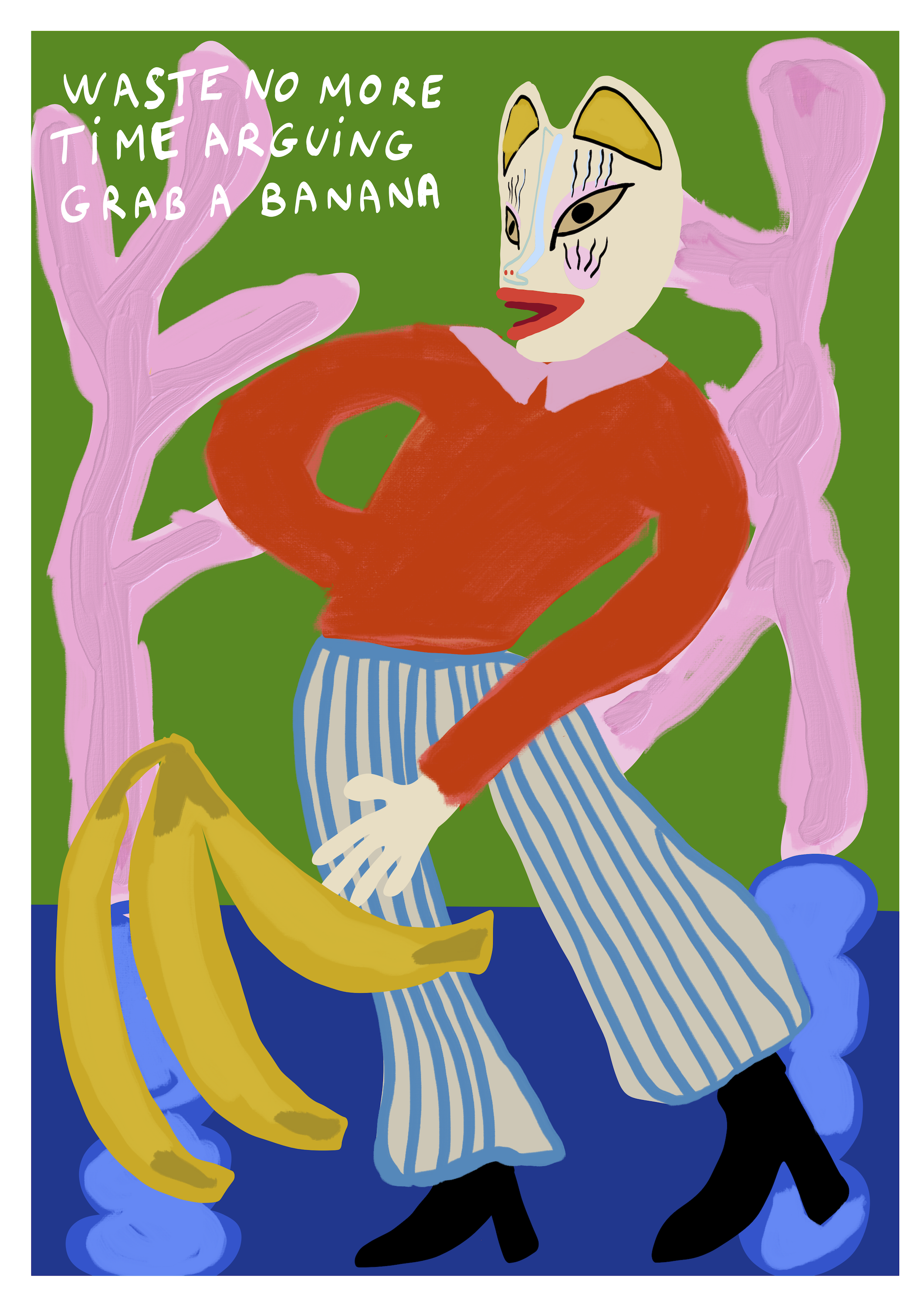 Goodbond Grab A Banana - Art Print