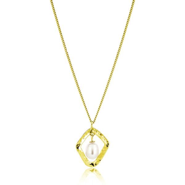 Thalassa Pearl Pendant Gold