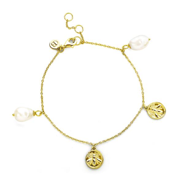 Honey Bee Charmed Bracelet