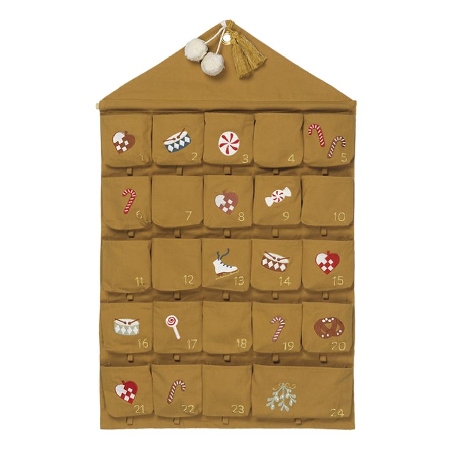 Advent calendar ocher nostalgia