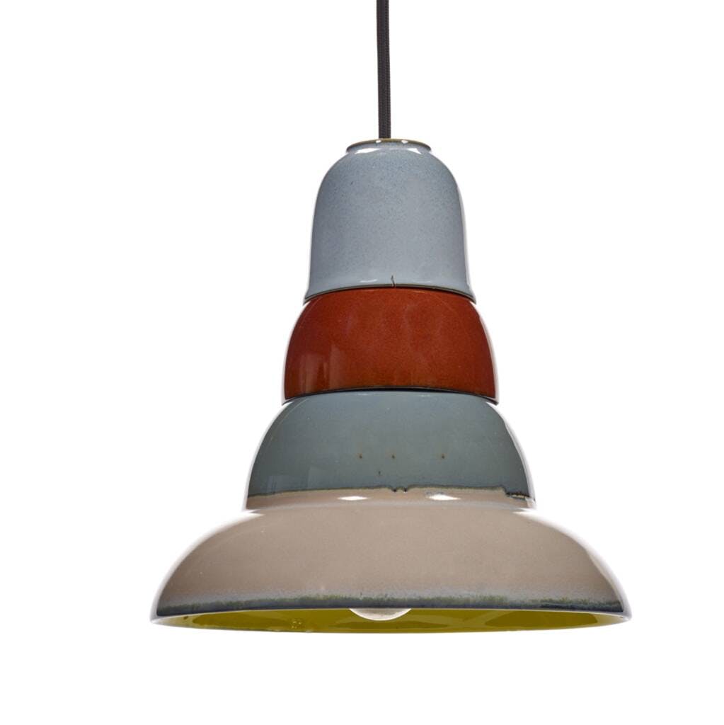 Serax Grey and Brown Conical Design Porcelain Modern Hanging Pendant Lights