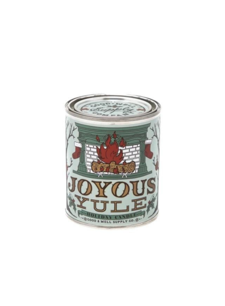 Joyous Yule Holiday Candle